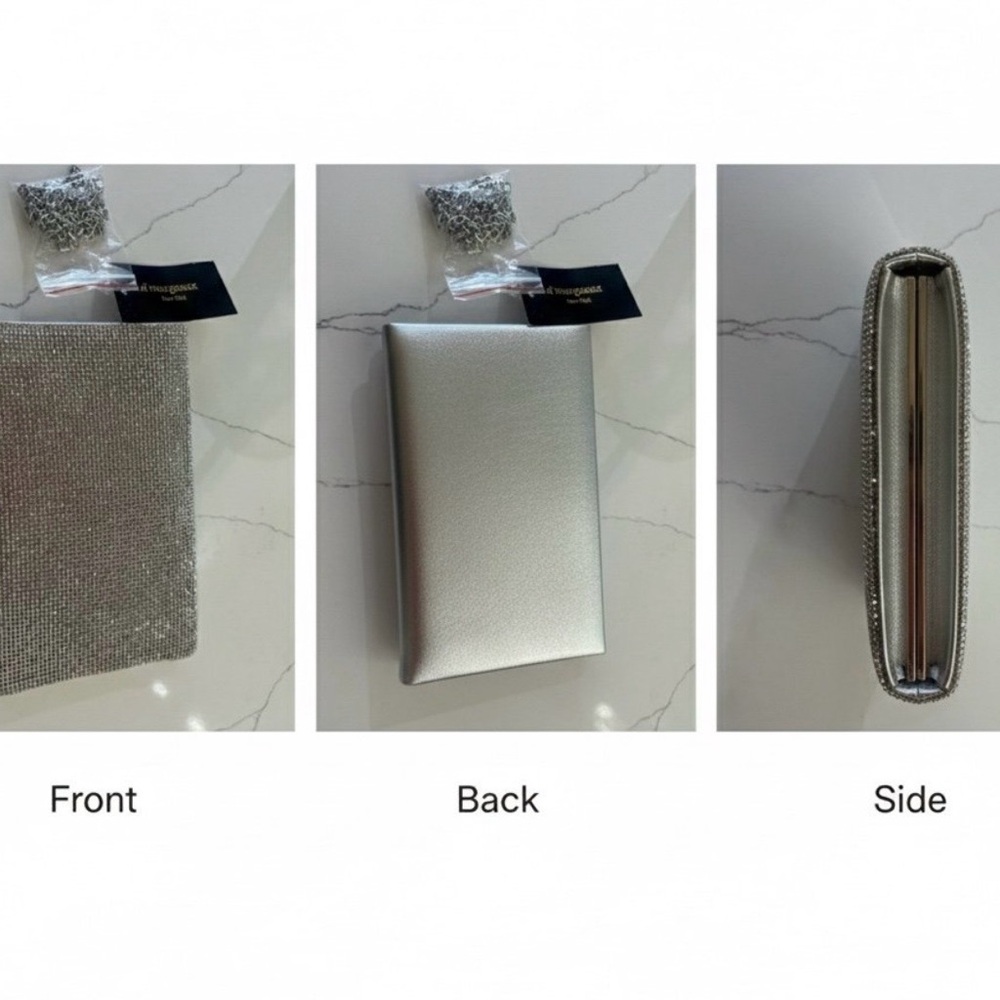 Silver Evening Clutch